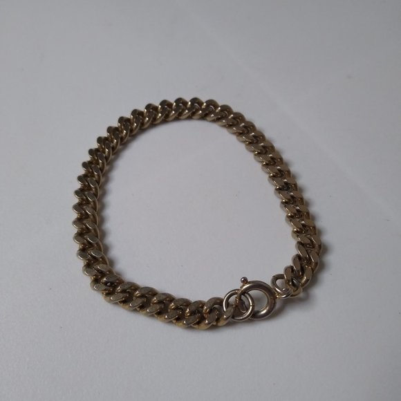 Vintage Small Metal Bracelet Made In Germany 7.25 Inches - Picture 5 of 10